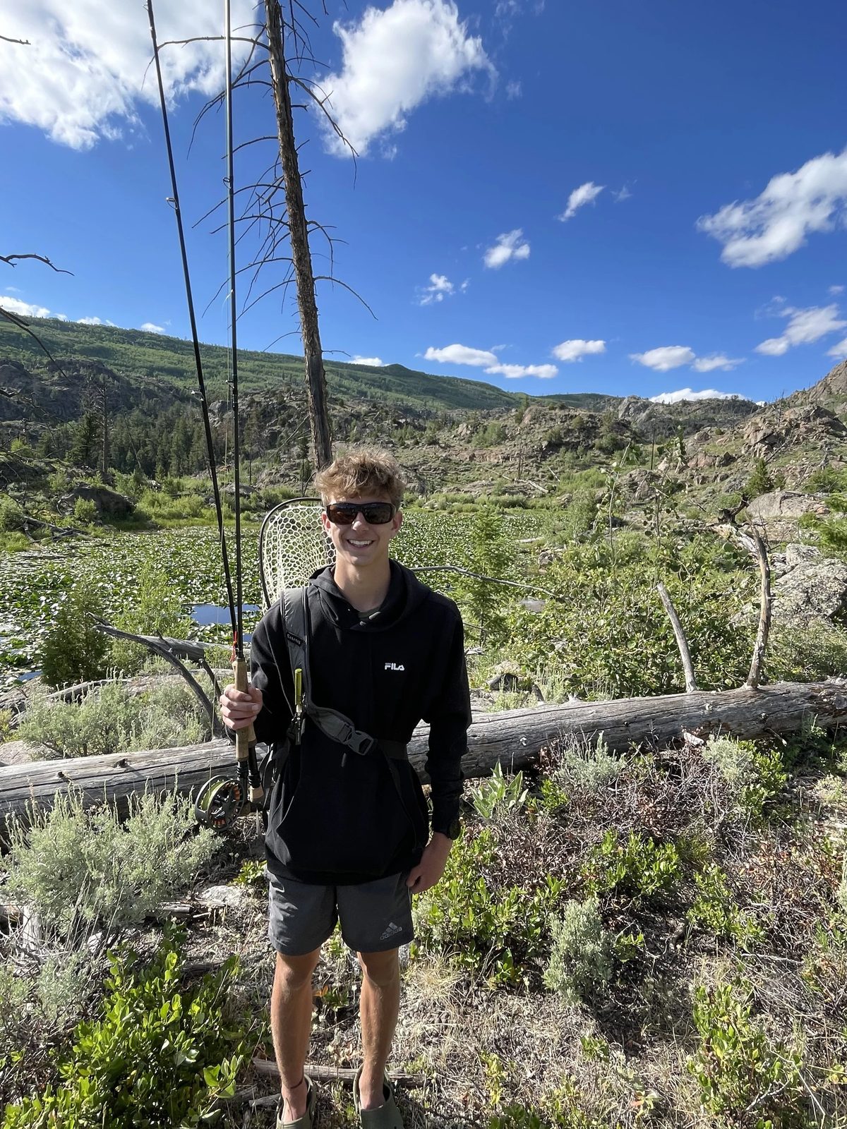 Connor Herd, founder of Herd Detailing, in the Montana mountains